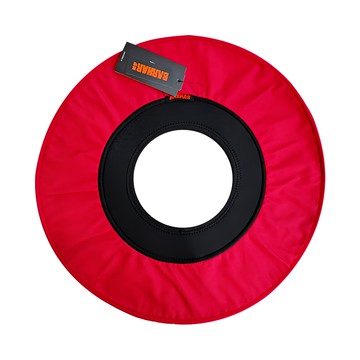 BARHAR 尼龍帽簷  直徑41cm  棗紅色