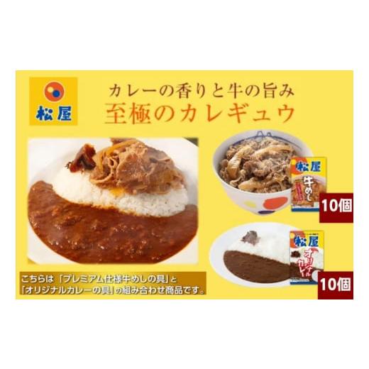 ふるさと納税 埼玉県 嵐山町 松屋 カレー 牛めし 20個 セット 冷凍 牛丼 カレー　