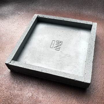 曙MUSE｜原創水泥樸質杯墊 方形好收納可堆疊 loft 工業風 厲害的 杯墊