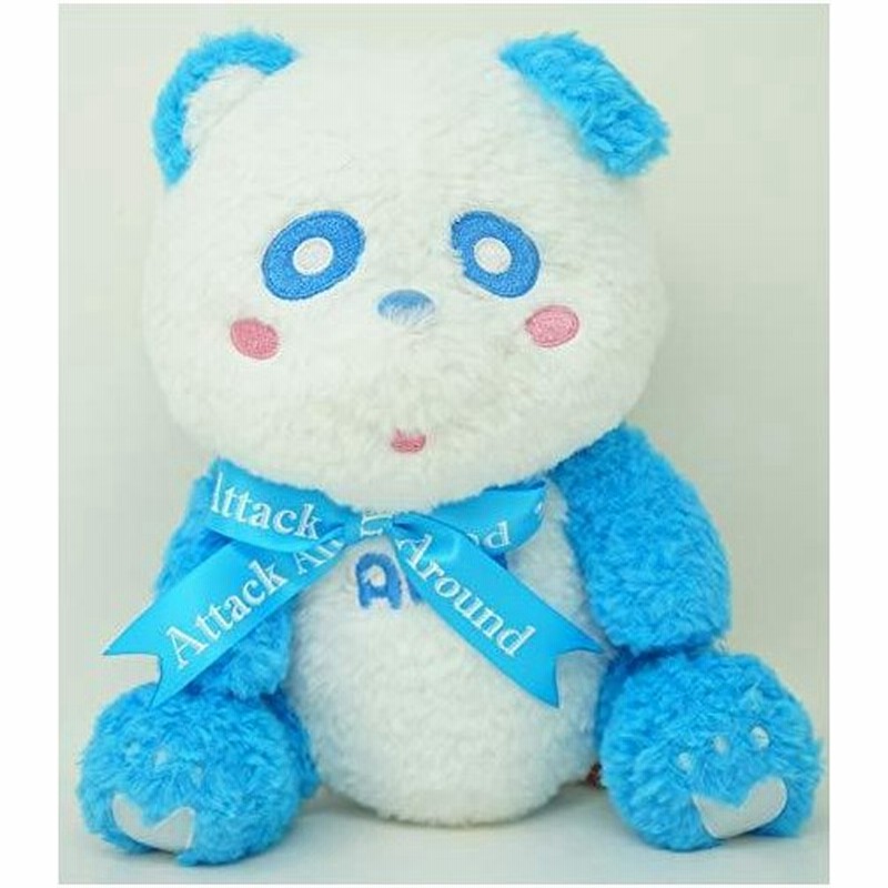 a え パンダ キュートリボンbigぬいぐるみ 青 與真司郎 トリプルエー ファングッズ 通販 Lineポイント最大get Lineショッピング