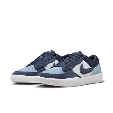 Nike 滑板鞋 SB Force 58 男鞋 藍 麂皮 休閒鞋 DV5477-404