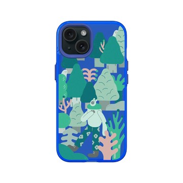 iPhone 15 Clear 激光藍 - 包大山 Baozi - 方向感