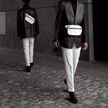 LOJEL Slash/ 腰包/ 肩背包 白色