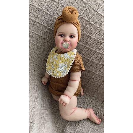 Pinky Reborn Realistic Reborn Toddler Doll 24 inch,Big Realistic