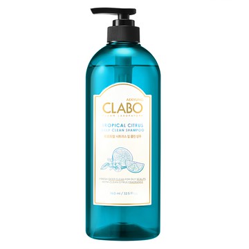 CLABO 珂萊泊 頭皮淨透洗髮精-熱帶甜橙 深層淨化頭皮 溫和清潔頭皮毛孔 無矽靈添加  960ml  1瓶