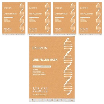 EAORON 撫平細紋面膜 金色  5片  5盒