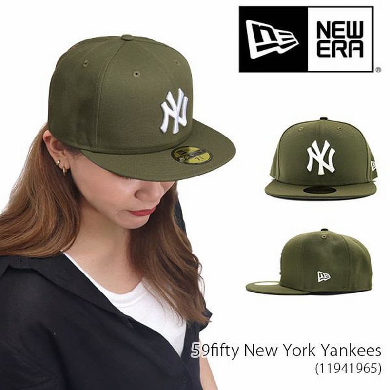 ニューエラ/NEW ERA 59FIFTY New York Yankees ニューヨーク・ヤンキース CAP 帽子 キャップ MLB オリーブ  メンズ レディース ユニセックス メジャーリーグ | LINEブランドカタログ