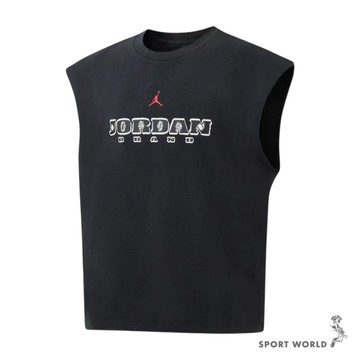 Nike 無袖背心 男裝 Jordan 純棉 黑【運動世界】IF3132-010