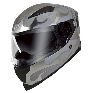 THH 安全帽 T840S 蛻變50 灰銀 內墨鏡 雙D扣 抗UV400 耳機曹 可拆洗 小帽體 全罩