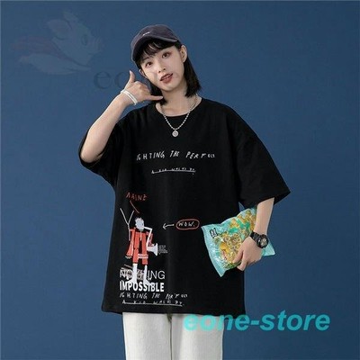 Tシャツ メンズ レディース トップス 男女兼用 夏tシャツ シンプルペアルックtシャツ 半袖 カップル ペアルック 可愛い お揃い 通販 Lineポイント最大get Lineショッピング