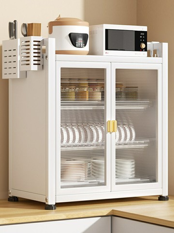 置物架 調料架碗碟收納架密封防塵碗筷餐具收納盒碗盤箱帶瀝水廚房放碗柜置物架