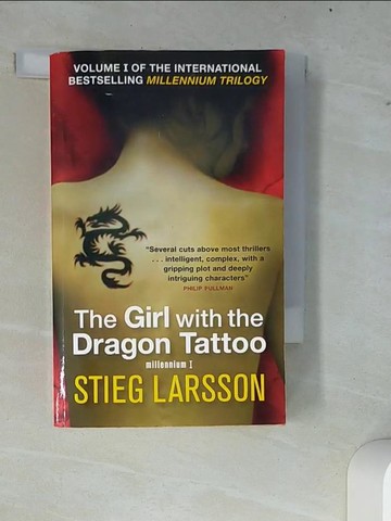 【書寶二手書T7／原文小說_W81】The Girl with the Dragon Tattoo_Stieg Larsson