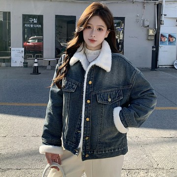 ＊ORead＊加絨加厚牛仔外套(藍色S~XL)