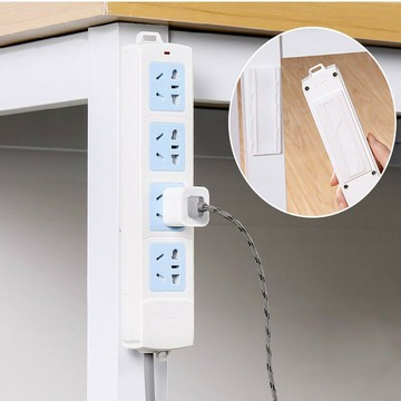 ✨台灣現貨📦 延長線固定器 橫竪兩用 無痕免打孔 墻上貼延長線 牆壁黏貼 壁挂插座扣 #丹丹悅生活
