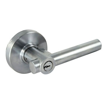 加安水平鎖LP2X207-60mm 房間鎖 圓套盤 磨砂銀色 左右不分邊都適用