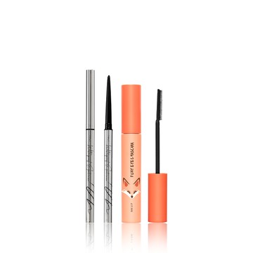 MKUP 美咖【新品上市】絕對持久抗暈眼線膠筆+纖長勾人狐狸睫毛膏(效期:20261231)