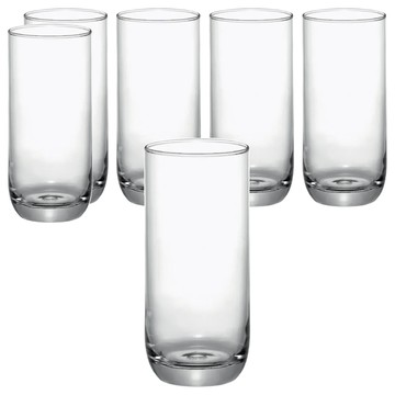 Ocean Glass 圓底冰紅茶杯 305ml 透明  6個