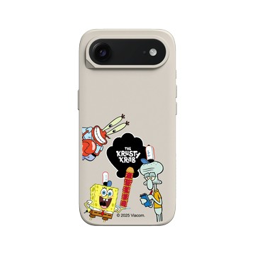 iPhone Air SolidX 貝殼灰 - 海綿寶寶 SpongeBob - 蟹堡王夥伴們