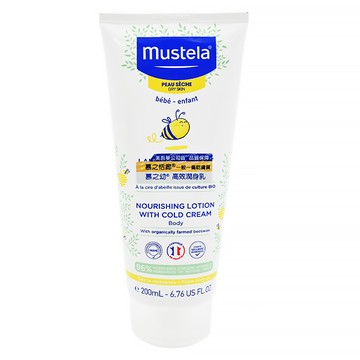 mustela 慕之恬廊 Bebe-Enfant 冷霜潤膚乳  200ml  1條