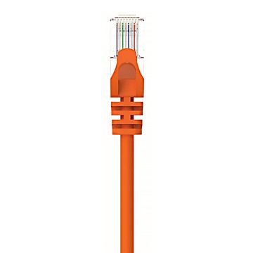 POLYWELL 寶利威爾 CAT6 高速網路線 RJ45 福祿克認證 PW15-W58-F010  橘色  1條  1m