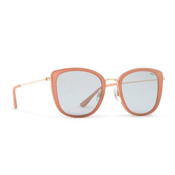 【INVU】瑞士微貓眼神情隱約方型偏光太陽眼鏡(裸色)T1905C