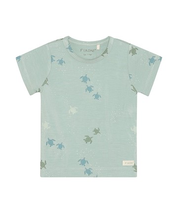 海龜藍綠色短袖上衣80cm