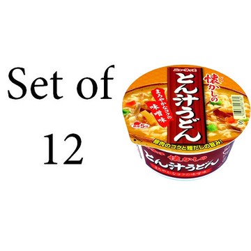 New touch pork miso soup noodles × 12 pieces of nostalgia