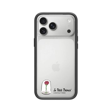 iPhone 17 Pro Max Mod NX -邊框背蓋組合 (相機按鈕) 黑 - Le Petit Prince 小王子 - 玫瑰