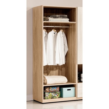 【H&D東稻家居】2.5尺開放衣櫃/收納衣櫥/置物衣廚(TJS1-03878)