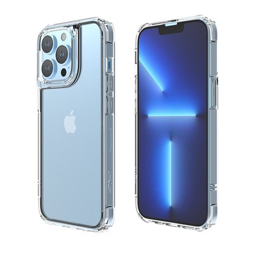 ABSOLUTE｜LINKASEAIR iPhone 13 Pro 6.1吋專用 軍規防摔認證抗變色抗菌大猩猩玻璃保護殼-極淨透