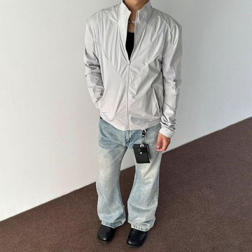 速乾涼感立領網眼防曬服男女戶外透氣輕薄cleanfit防曬外套潮 8R