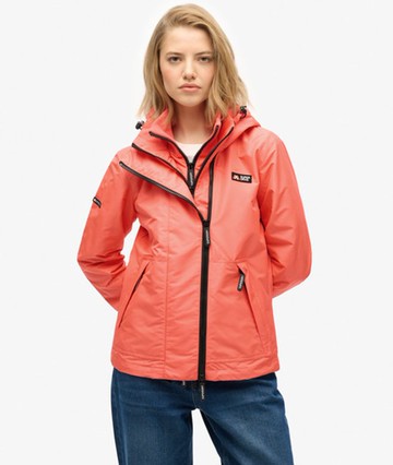 Superdry Women's Hooded Mountain Windbreaker Jacket Cream Size: 4