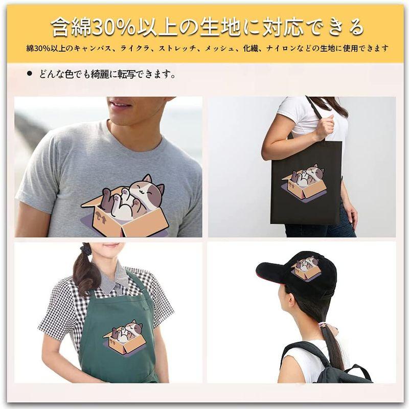 TransOurDream 真正の転写シート アイロンプリントシート 黒・カラー生地用 A3 10枚 転写紙 Tシャツ用紙 アイロンプリント