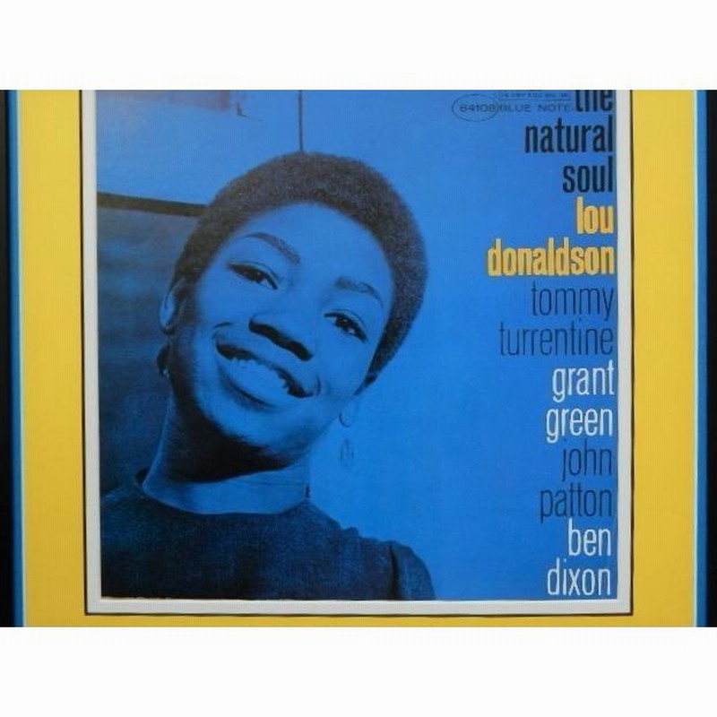 ルー・ドナルドソン/LPポスター額装/Lou Donaldson/The Natural Soul