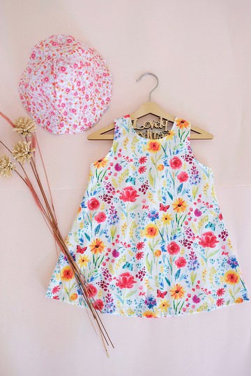 女童背心裙花朵連衣裙童裝小朋友生日禮物