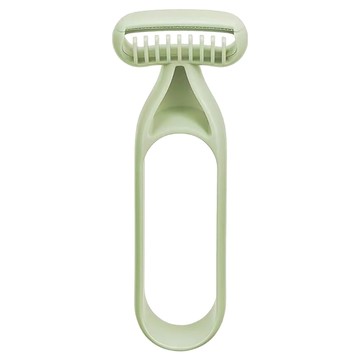 喵汪森林 無感美體除毛刀 大(12 x 5cm) 綠色 安全除毛 方便攜帶  1個  1入