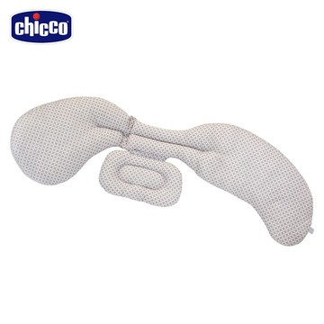 【chicco】Boppy孕媽咪側睡舒壓枕(幾何沙棕)