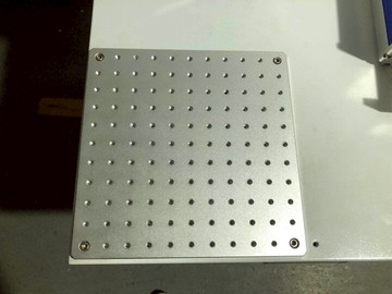 激光打標機鐳射工作臺底板定位板多孔鋁板一件起定制光學配件
