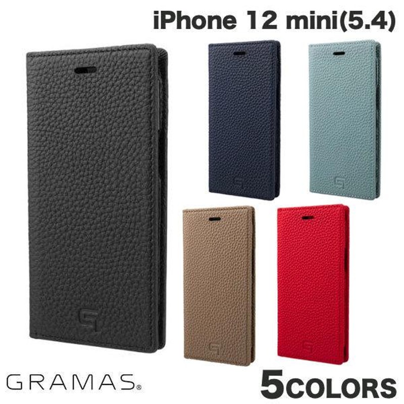 iPhone 12 mini ケース GRAMAS iPhone 12 mini Shrunken-calf Genuine