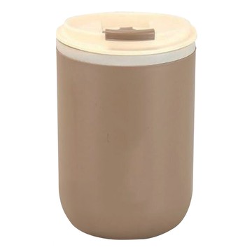 小麥購物 不鏽鋼咖啡杯 Y218 2個  卡其  500ml  1組