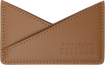 MM6 Maison Margiela 黄褐色 Triangle 6 卡包