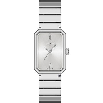 TISSOT 官方授權 SRV系列 長方形女裝腕錶 手錶 女錶-T1601101103300