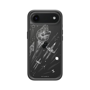 iPhone Air Mod NX -邊框背蓋組合 (相機按鈕) 黑 - 迪士尼-星際大戰 Star Wars - POP全載具2-白