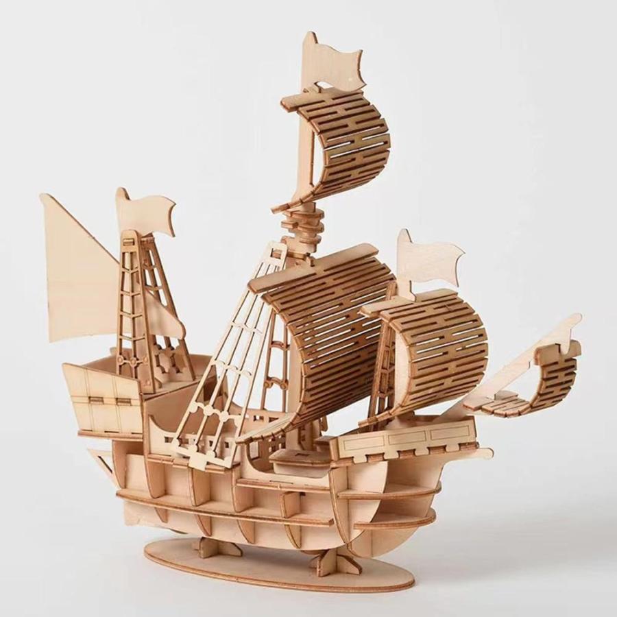 The Flying Dutchman Ghost Ship 3D Metal Puzzle - CraftDIYKit