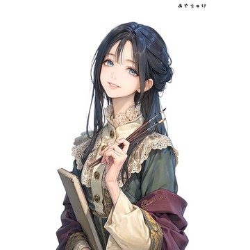 【9 月新款】07-141-0290 人物貼紙 幻想復古浪漫喫茶