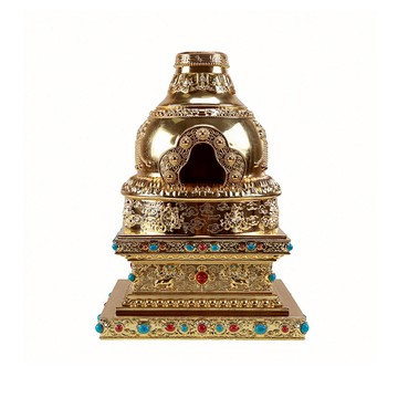 福慧佛塔煙供爐-金