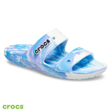 Crocs 卡駱馳(中性鞋) 經典大理石紋涼鞋(207701-1FK)