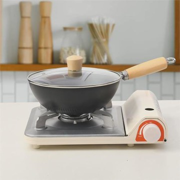 迷你小鐵鍋家用平底炒鍋不粘鍋無涂層潑油炒菜鍋一人食電磁爐適用