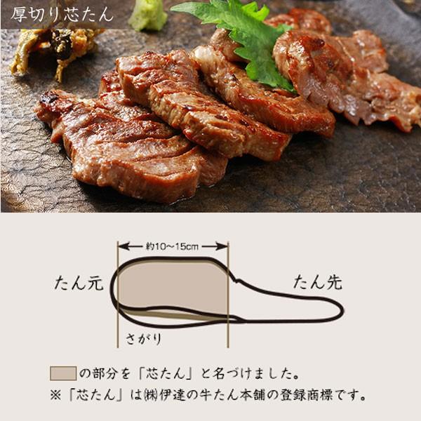 牛たん 厚切り芯たん塩仕込み（130ｇ×2） 送料無料 伊達の牛たん本舗 牛タン 焼肉 BBQ