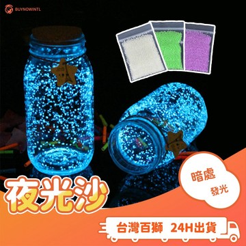夜光沙 長效夜光碎石 夜光砂 夜光石 許願瓶 10G 夜光瓶 發光瓶 手作 DIY 滴膠 AB膠 UV膠 配件 裝飾